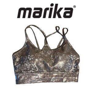 Marika Contender Sports Bra NWT Gray Med
